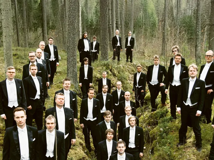 Wald Einsamkeit-Festspielhaus-Bregenzer Festspiele-YL male voice choir im Wald